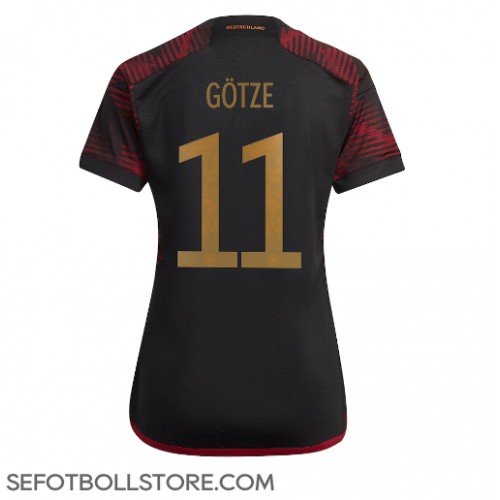 Tyskland Mario Gotze #11 Replika Bortatröja Dam VM 2022 Kortärmad